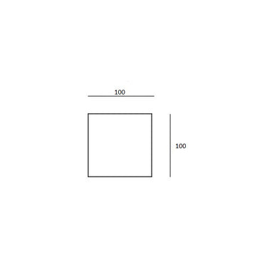 Applique LED-BIEMISSIONE 2x15W corten-WW